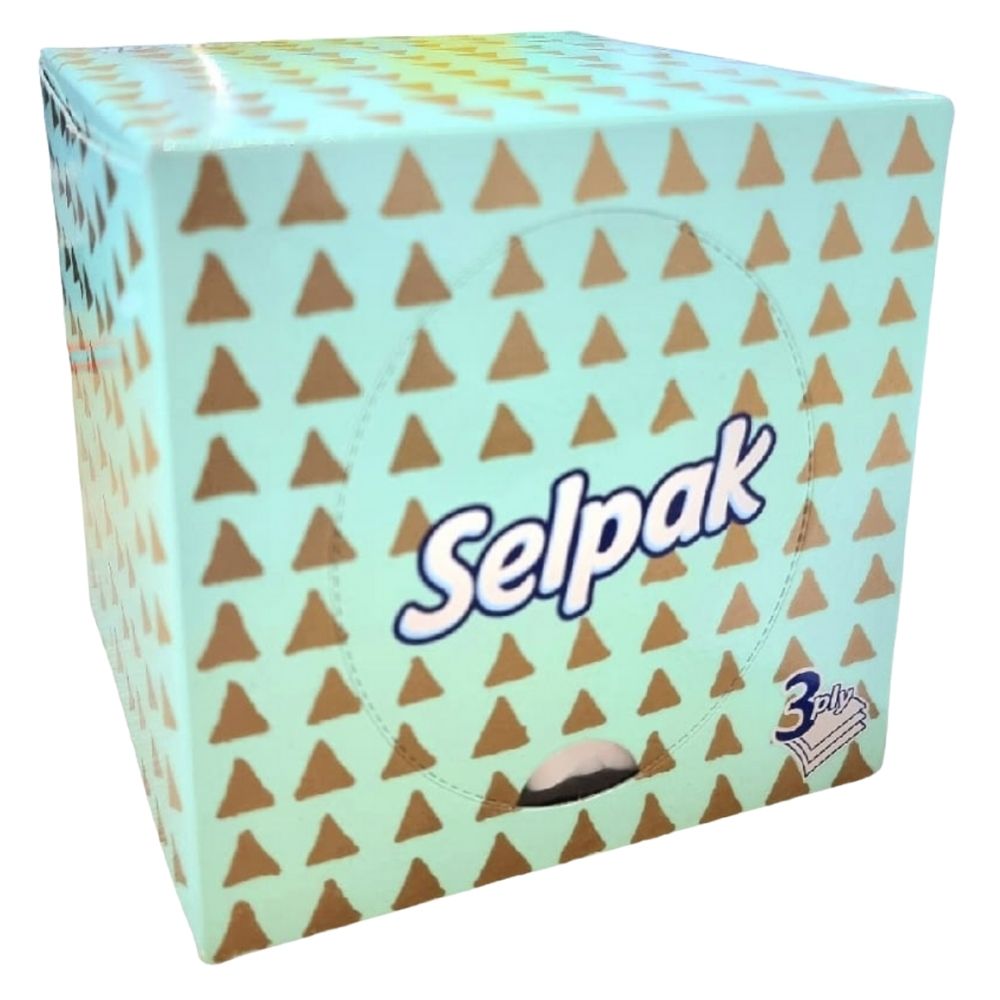 Mouchoirs Boîte Cubic 3 Plis 48 Unités Selpak