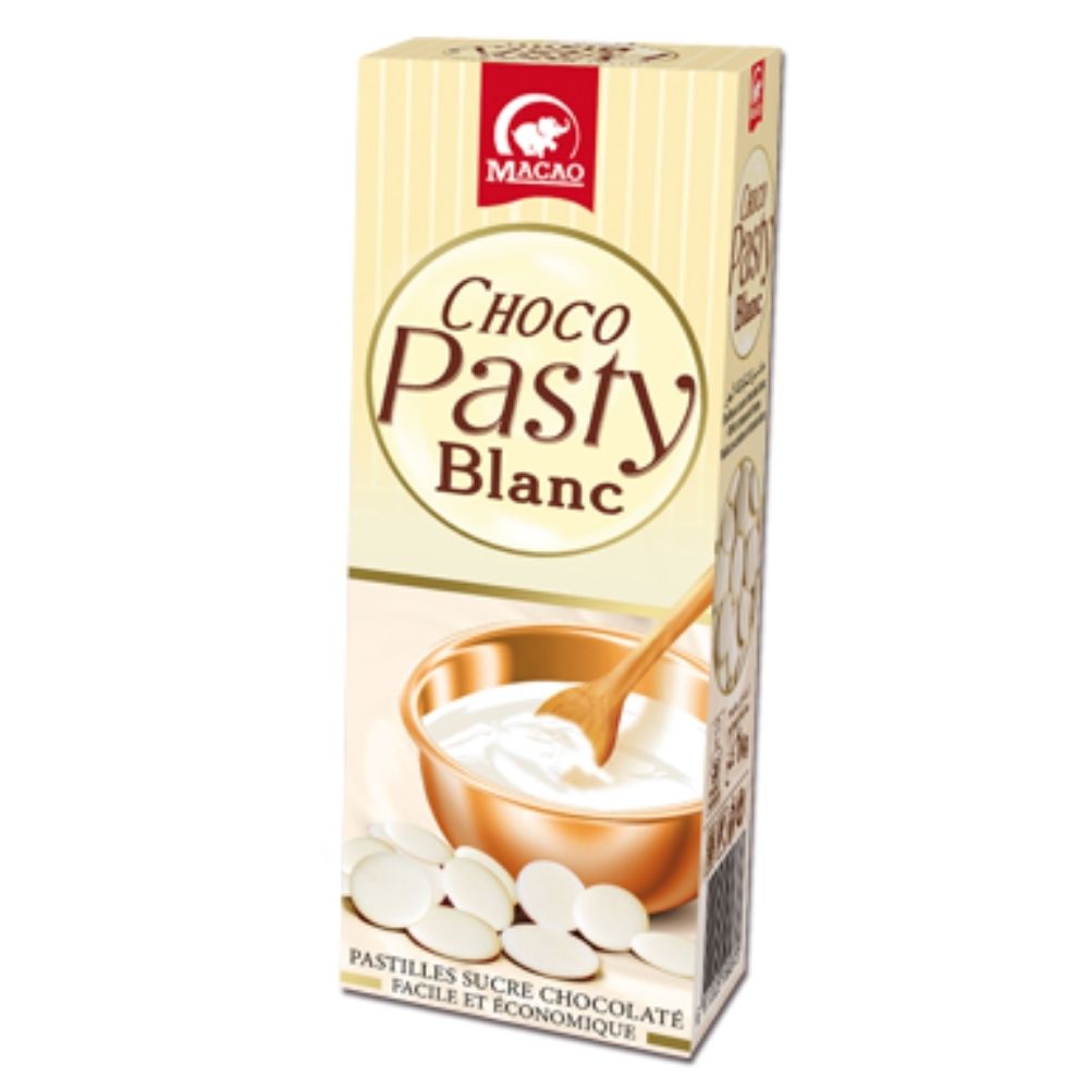 [682298] Pépites Sucre Chocolat Chocolat Blanc Macao 250 g
