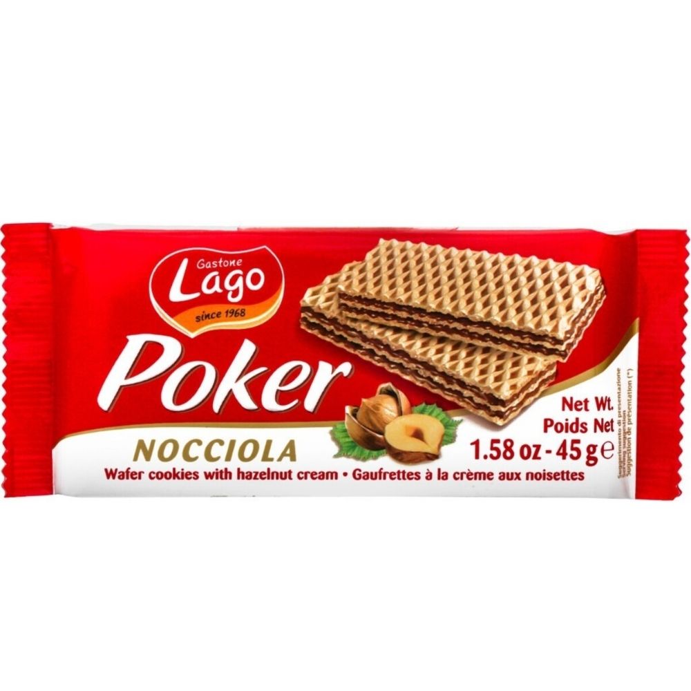 [194695] Gaufrette Noisette Poker 45G