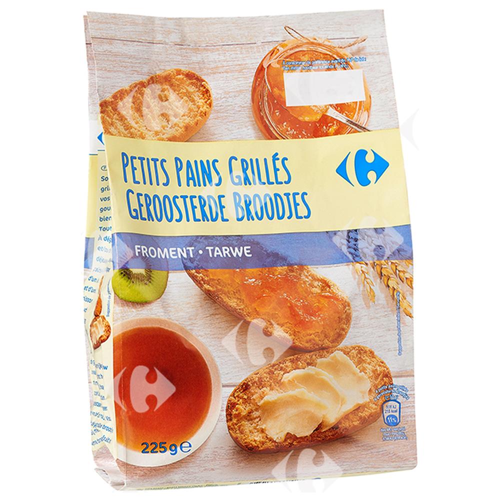 [184820] Petits Pains Grillés au Froment Carrefour 225g