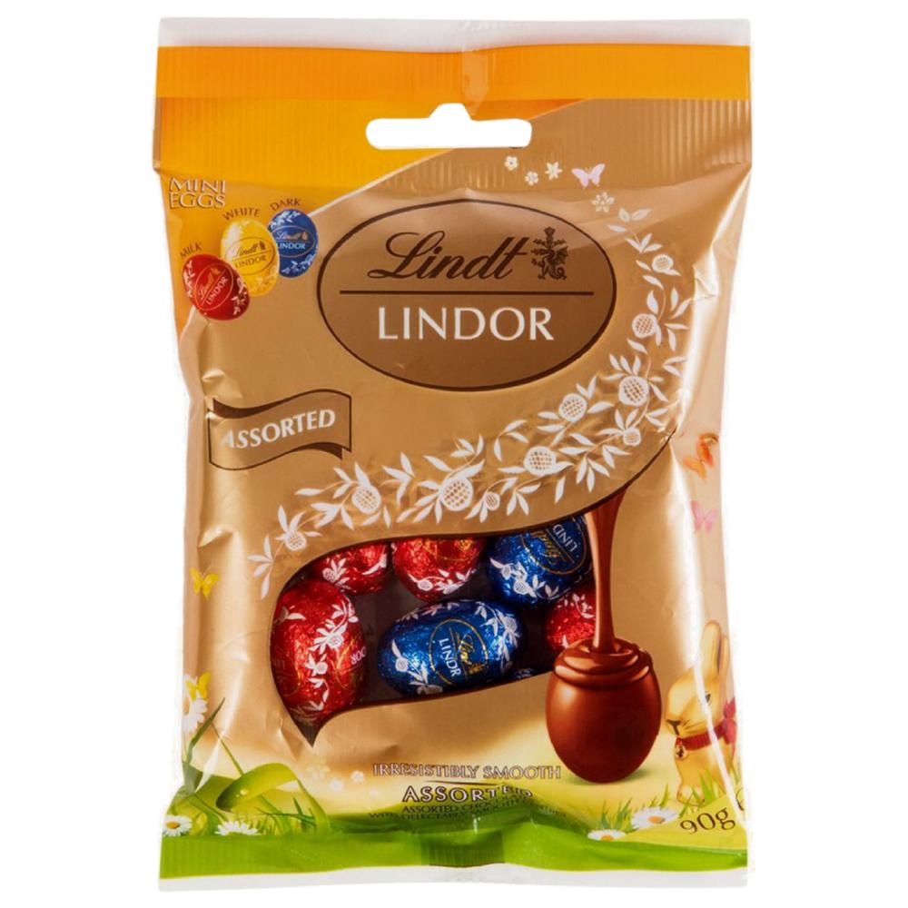 [681209] Sachet de Mini Œufs Assortis Dorés Lindt Lindor 90g