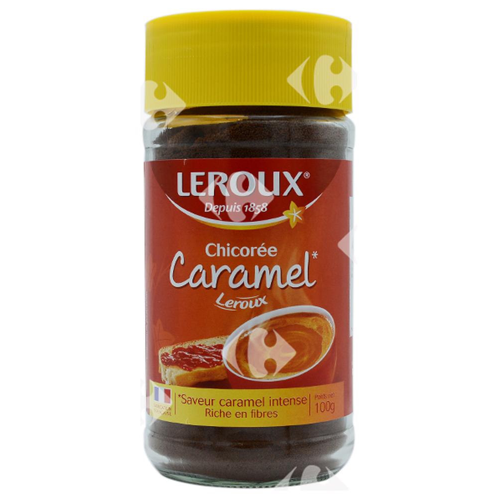 Café Chicorée Soluble Caramel Leroux 100g