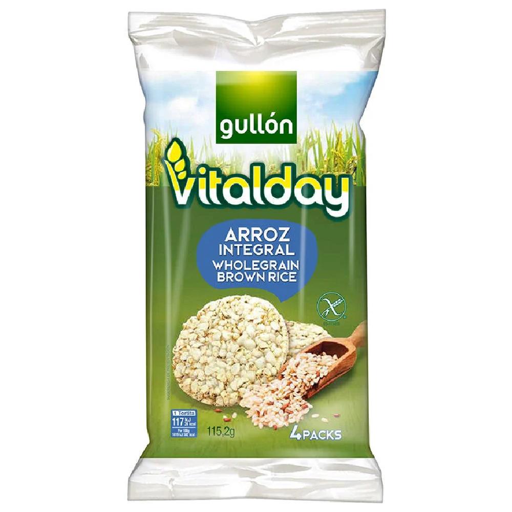 [708959] Tortitas Riz Integral Vitalday Gullón 115g