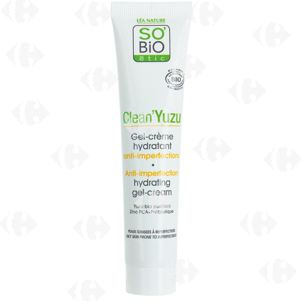 Crème Hydratante Yuzu Anti Imperfections So Bio Natra 40ml
