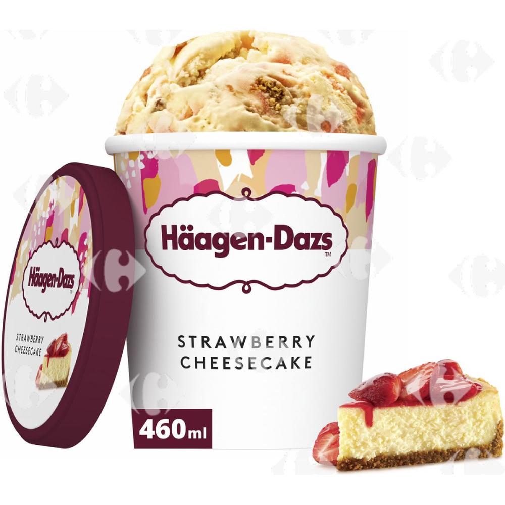 Pot glace strawberry cheesecake Häagen-Dazs 460ml