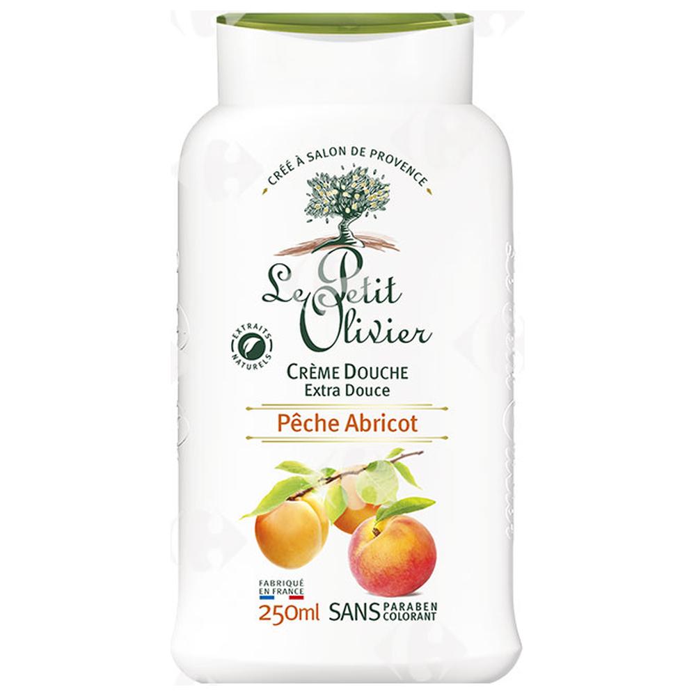 [673234] Crème Douche Pêche Abricot Le Petit Olivier 250ml