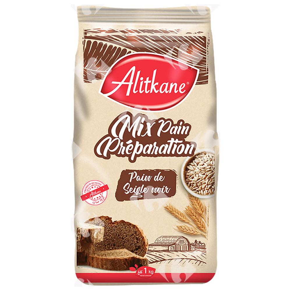 [672992] Préparation Mix Pain de Seigle Noir Al Itkane 1Kg