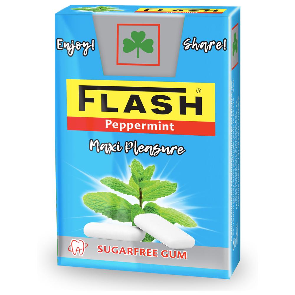 [686607] Chewing-Gum Peppermint Flip-Top Flash 25g