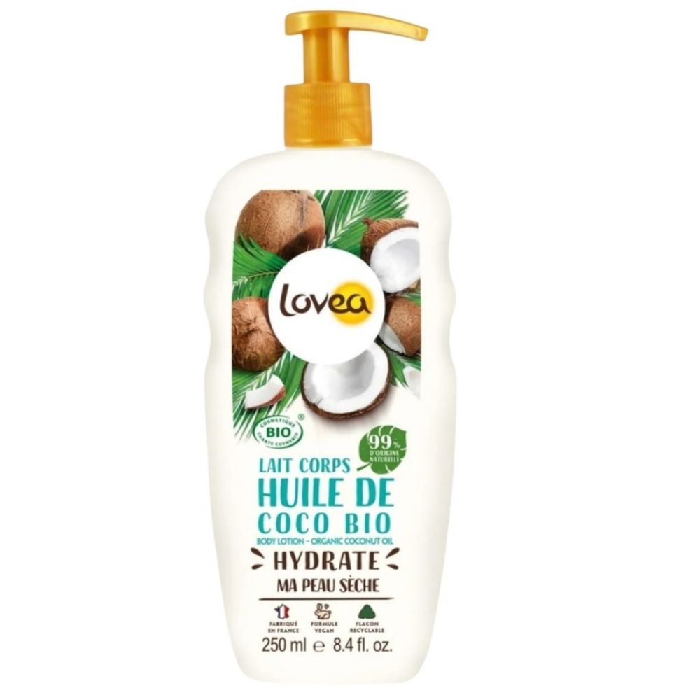 [734731] Lait Corps à l’Huile de Coco Bio Lovea 250 ml