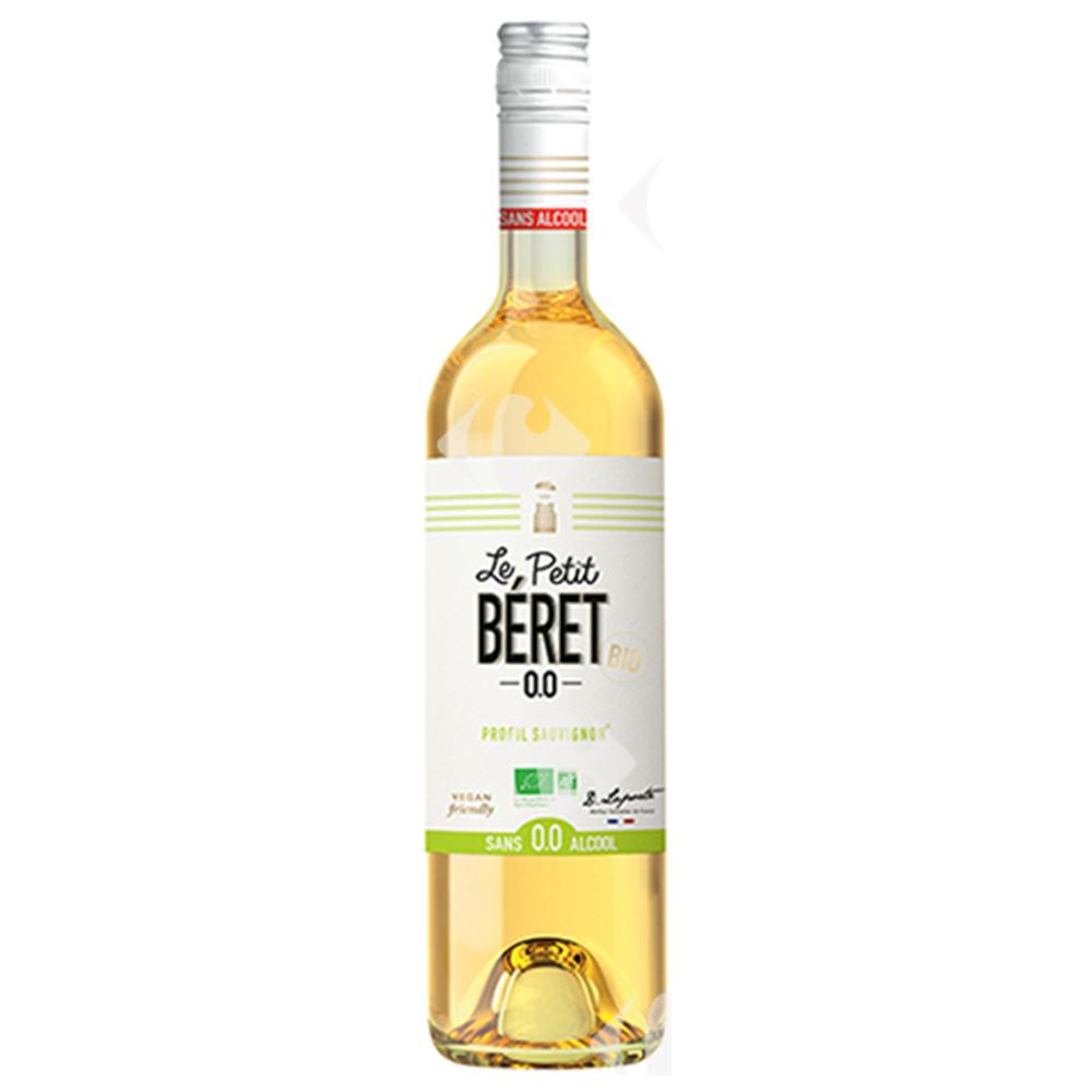 [664282] Vin Blanc Chardonnay Bio Sans Alcool Le Petit Béret 75cl