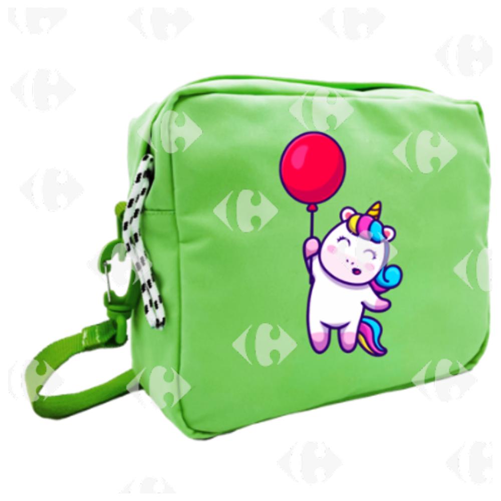 [702412] Sac à goûter carré 20x24x10cm (couleur aléatoire).