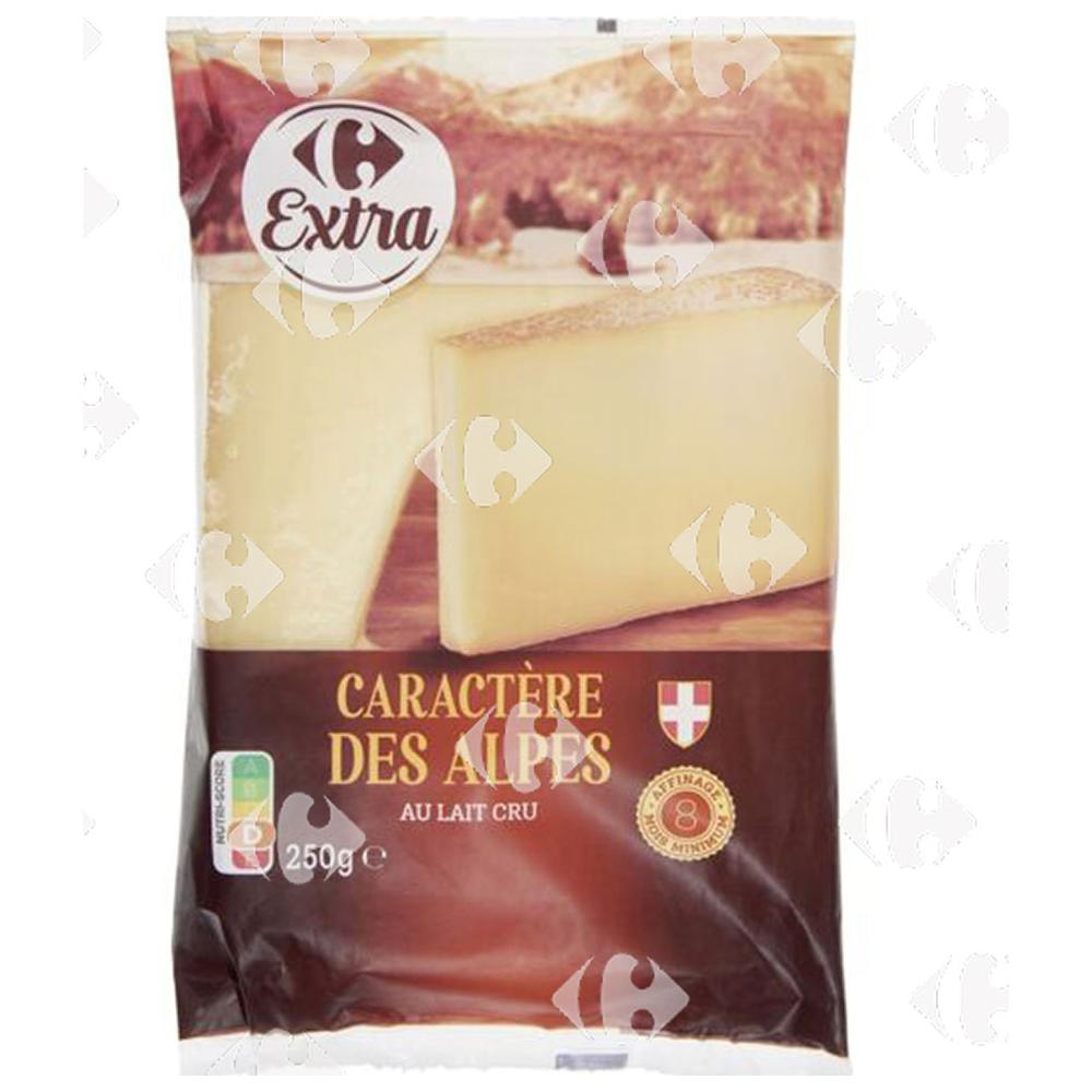 [670832] Fromage Caractère des Alpes Carrefour 250g