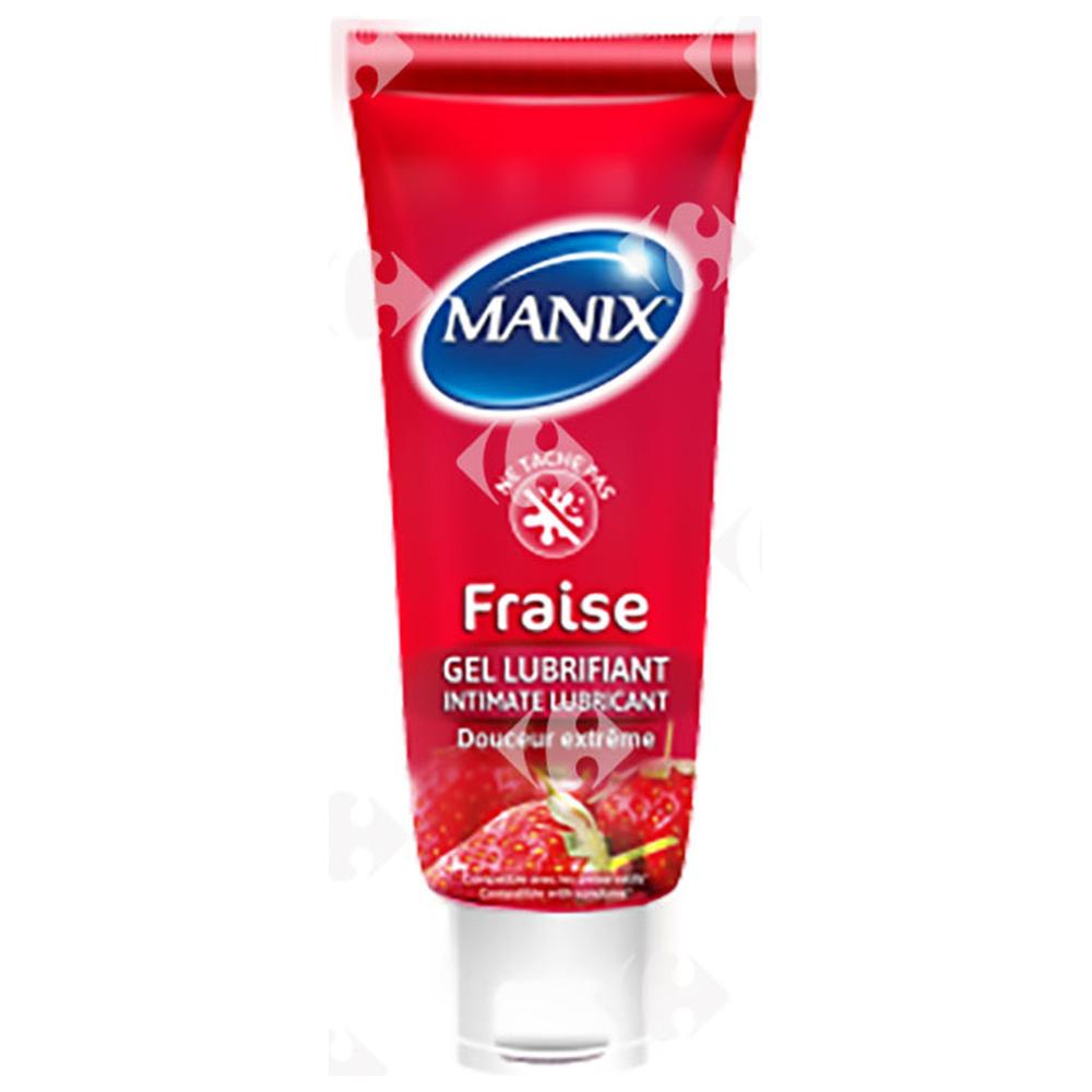 [681090] Gel lubrifiant Douceur Fraise Manix 80ml
