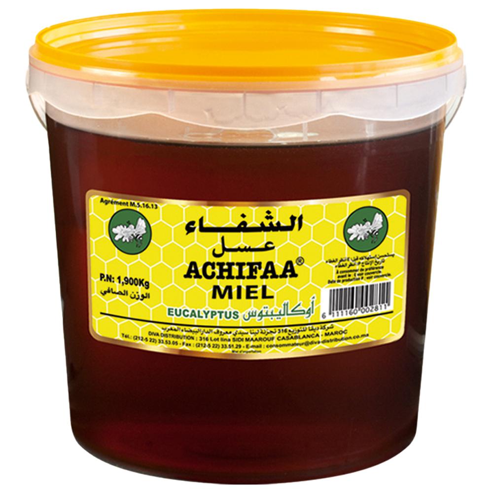 Miel Eucalyptus Seau Achifaa 1,9kg