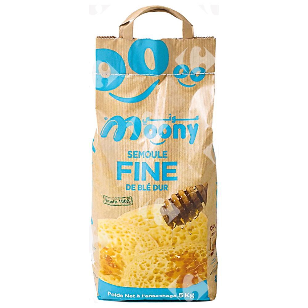 [532954] Semoule Fine Blé Dur Kraft Moony 5kg