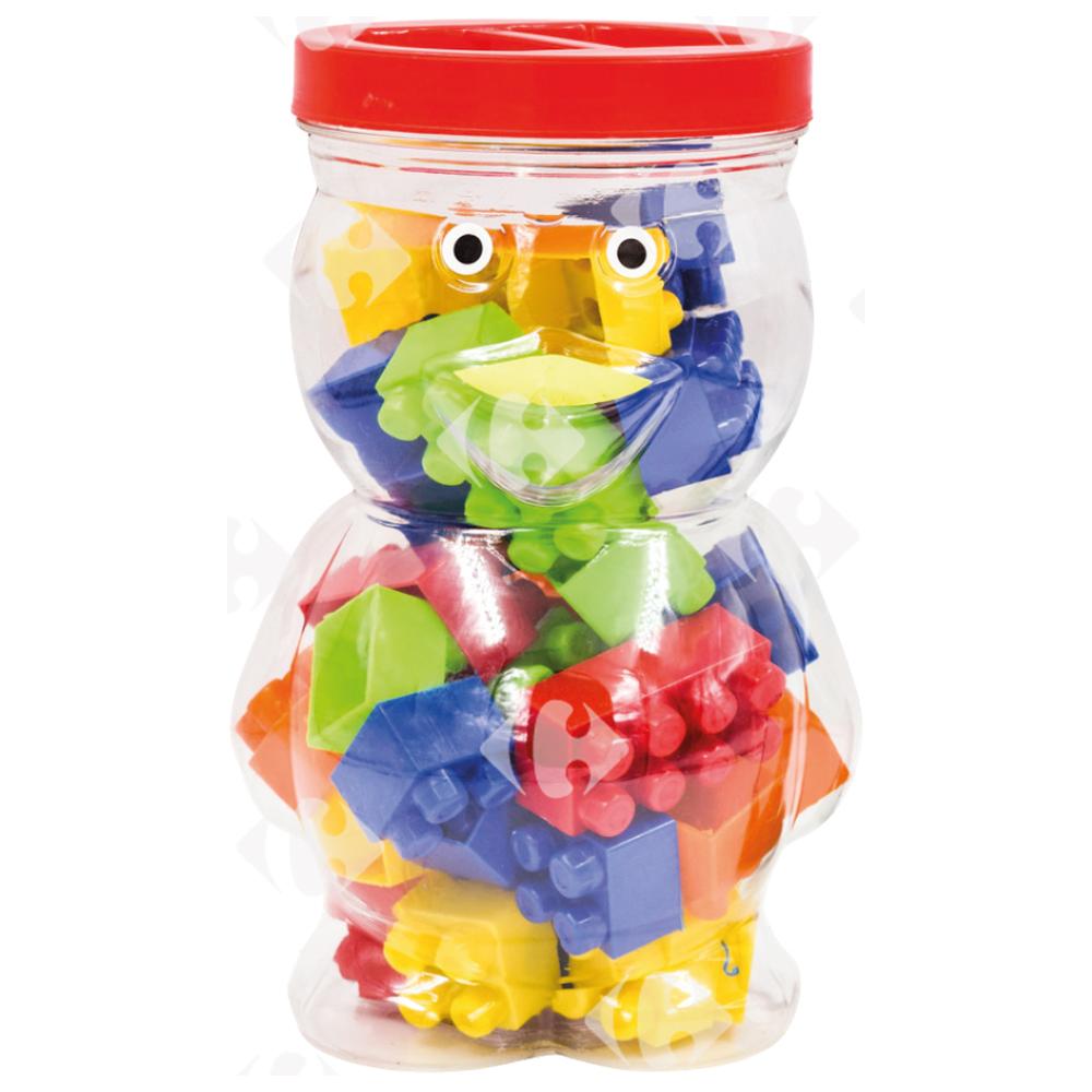 [563614] Jeu de Blocs en Boite ou bois Animals la marque