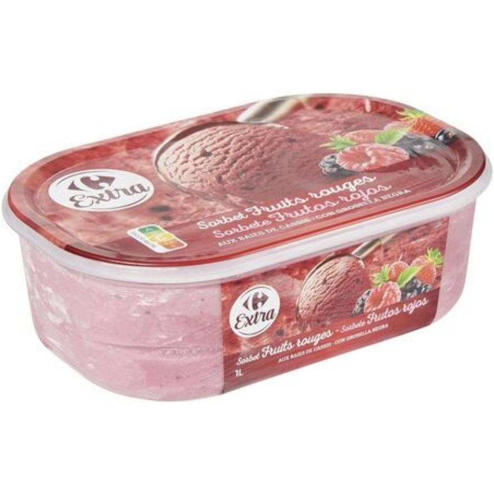 [188756] Crème Glacée Fruits Rouges Carrefour Extra 1L.