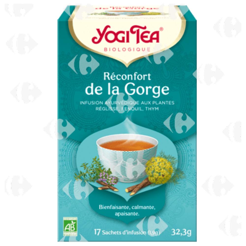 [696960] Infusion Réconfort de la Gorge Bio Yogi Tea 17 unités