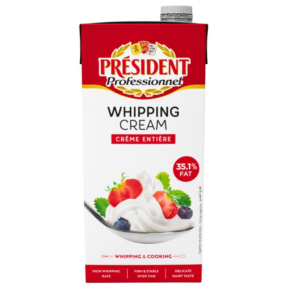 [9193] Crème UHT 35%Mg Président 1L