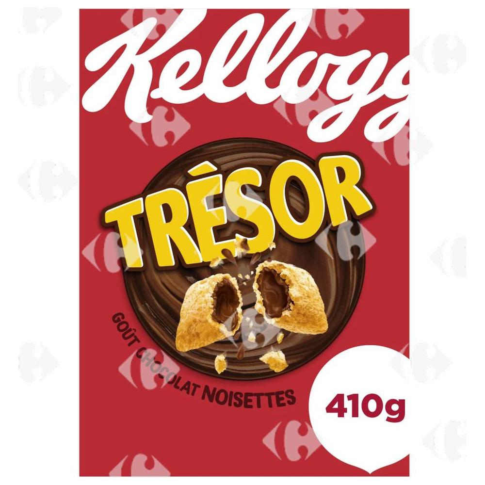 [706535] Céréales Chocolat Noisettes Trésor Kelloggs 410g