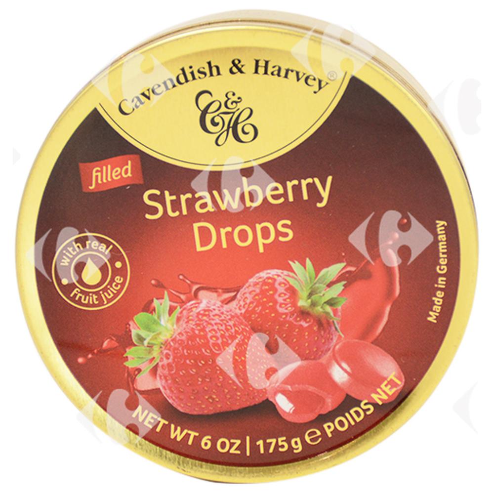 [436049] Bonbons Strawberry Drops Cavendish & Harvey 200g