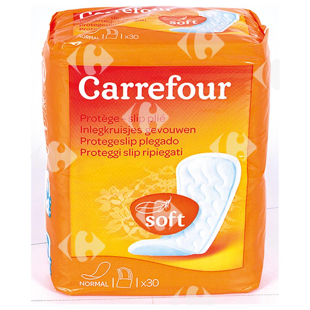 [185199] Protège Slip Normal Carrefour 30 unités