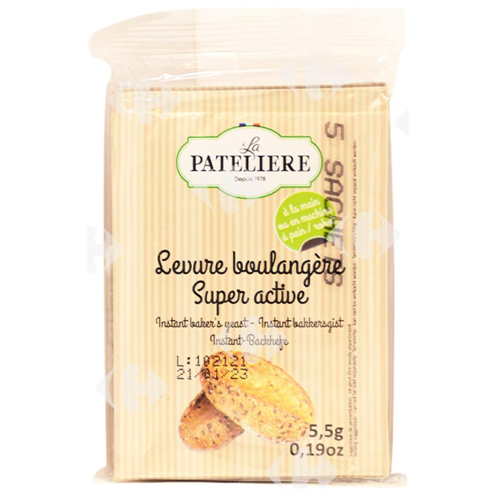 Levure Boulangère Super Active La Patelière 5x11g