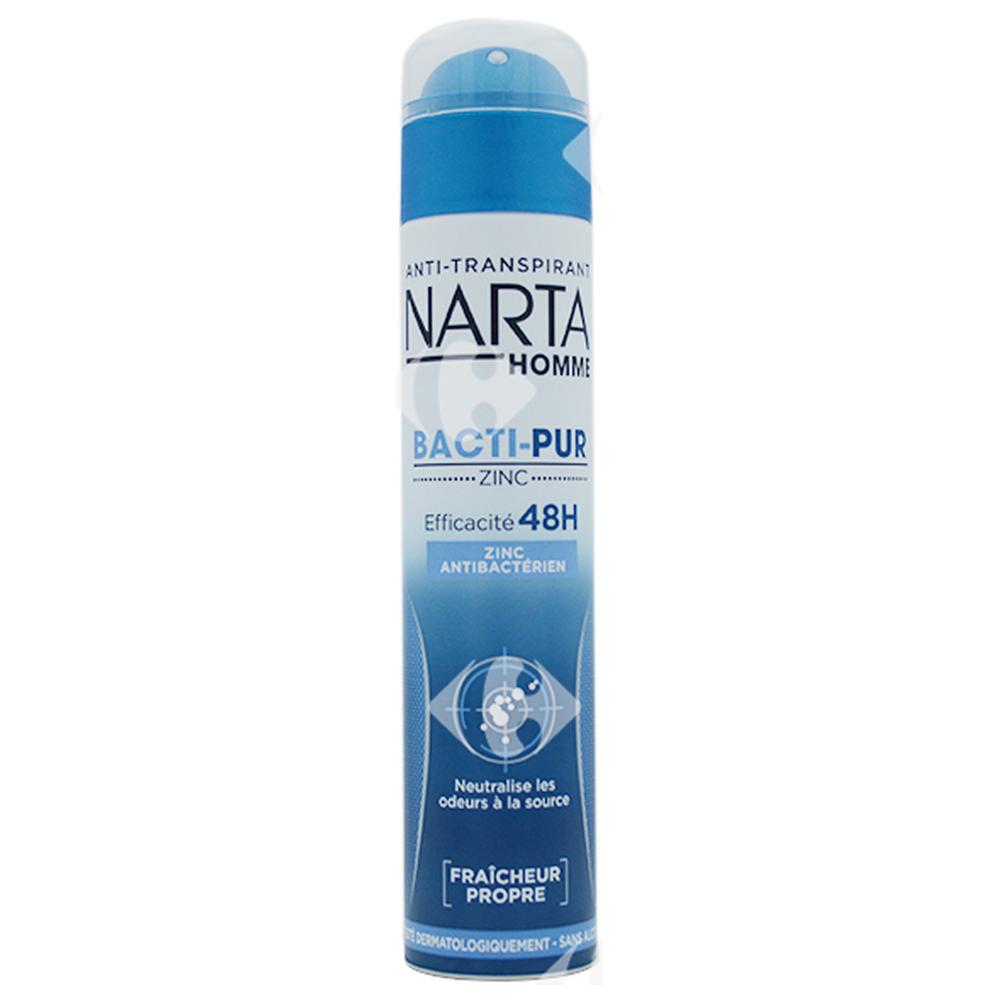 Atomiseur Anti-transpirant Bacti-Pur Efficacite Narta 48H 200ml