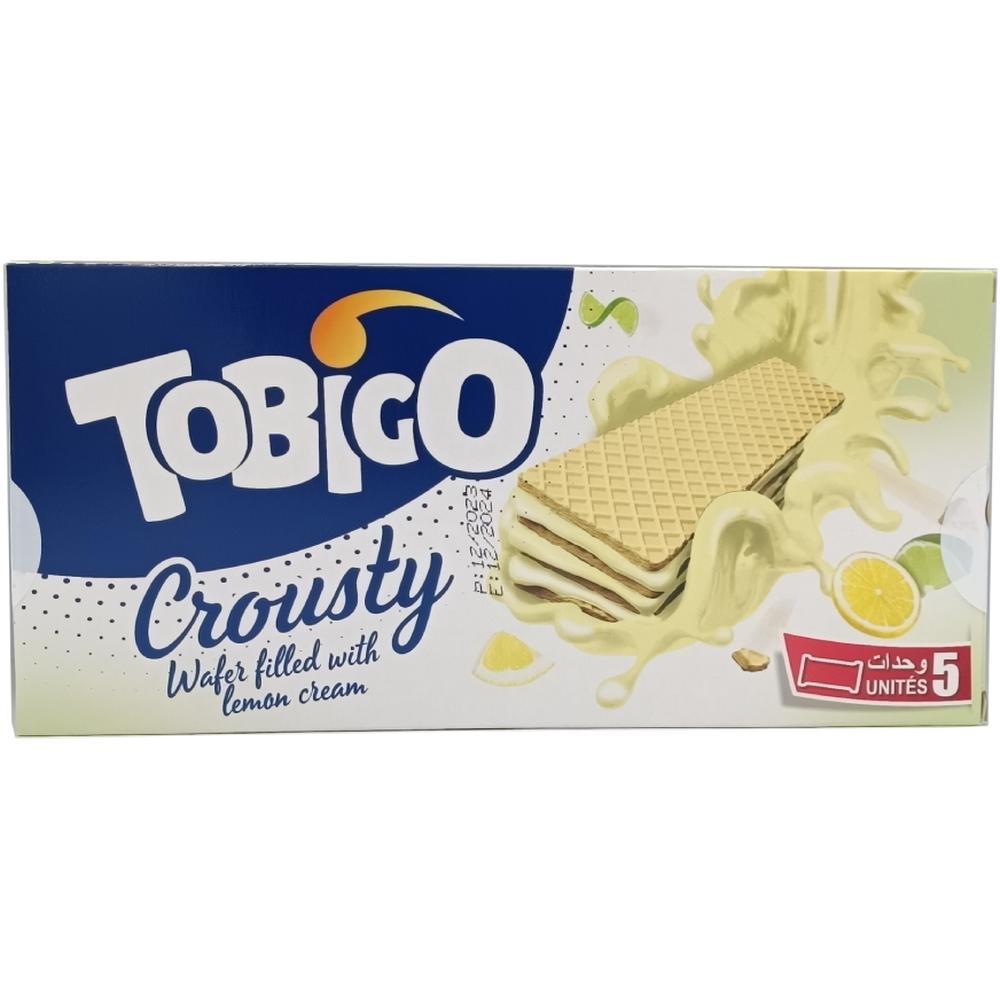 Pack Gaufrettes au Citron Tobigo Crousty 5 Pièces 45g