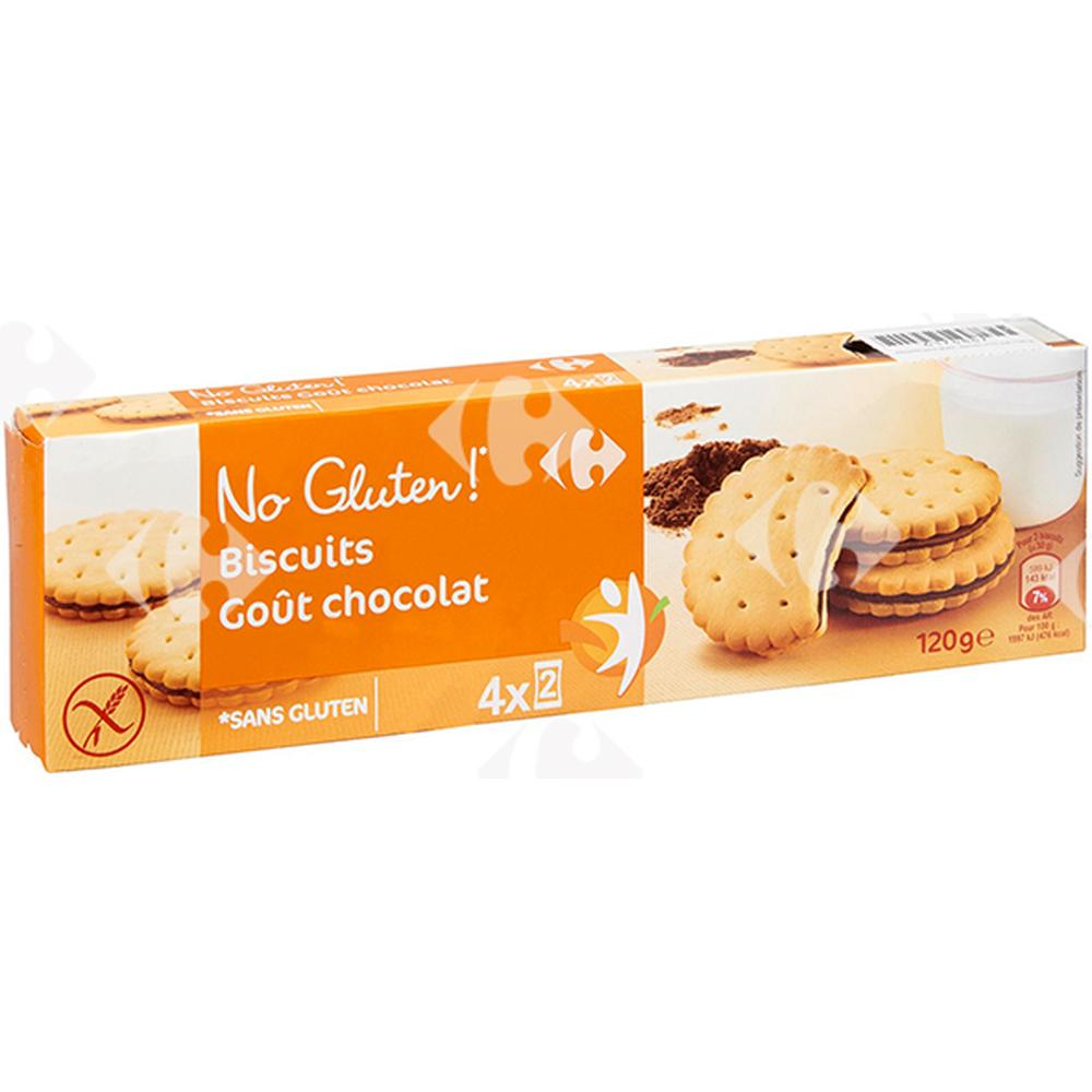 [637806] Biscuits Chocolat Sans Gluten Carrefour 120g