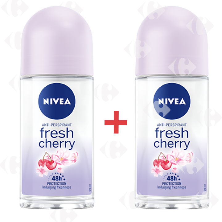 Pack de 2 de Déodorants anti-transpirants femme cherry Nivea 50ml
