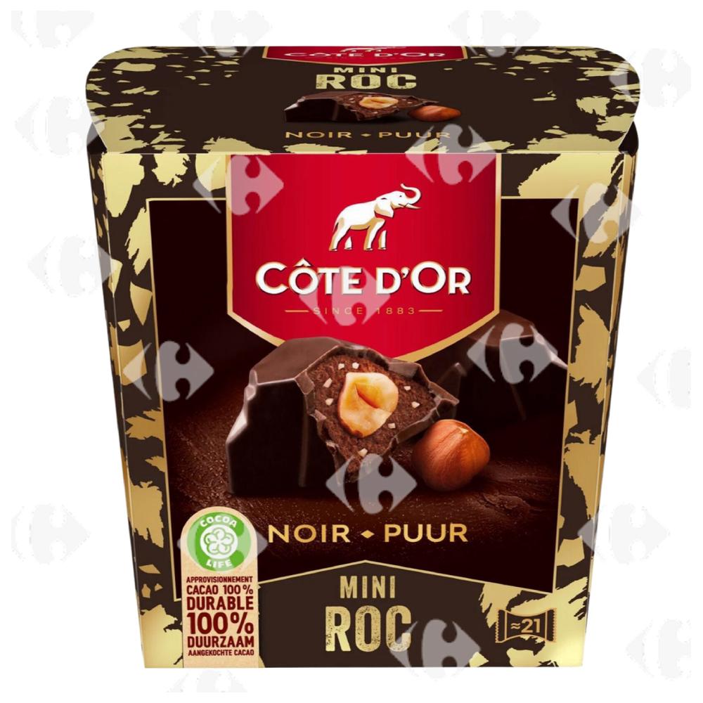 Chocolat Noir Mini Roc Côte D'Or 195g
