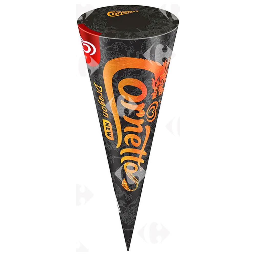 Cornetto Dragon à la mangue fraise et fruit de la passion 125ml