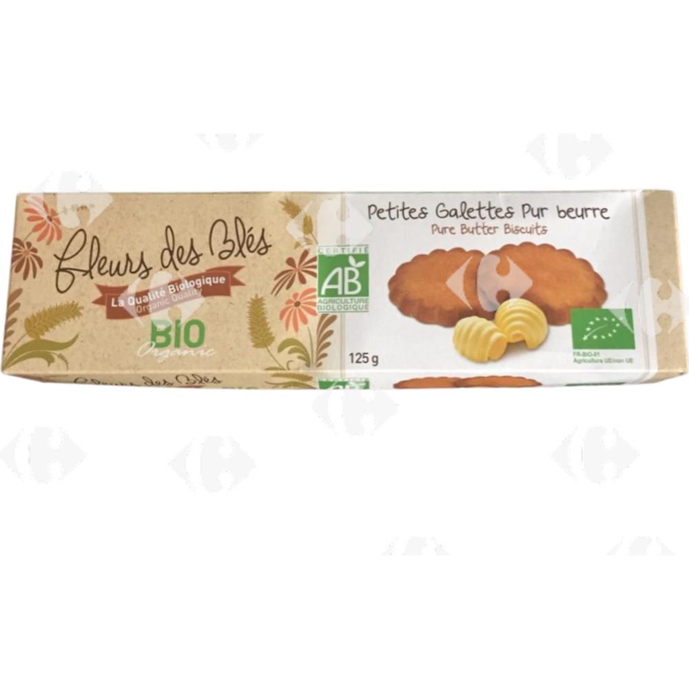 [682970] Petites Galettes Beurre Bio Fleurs des Blés 125g