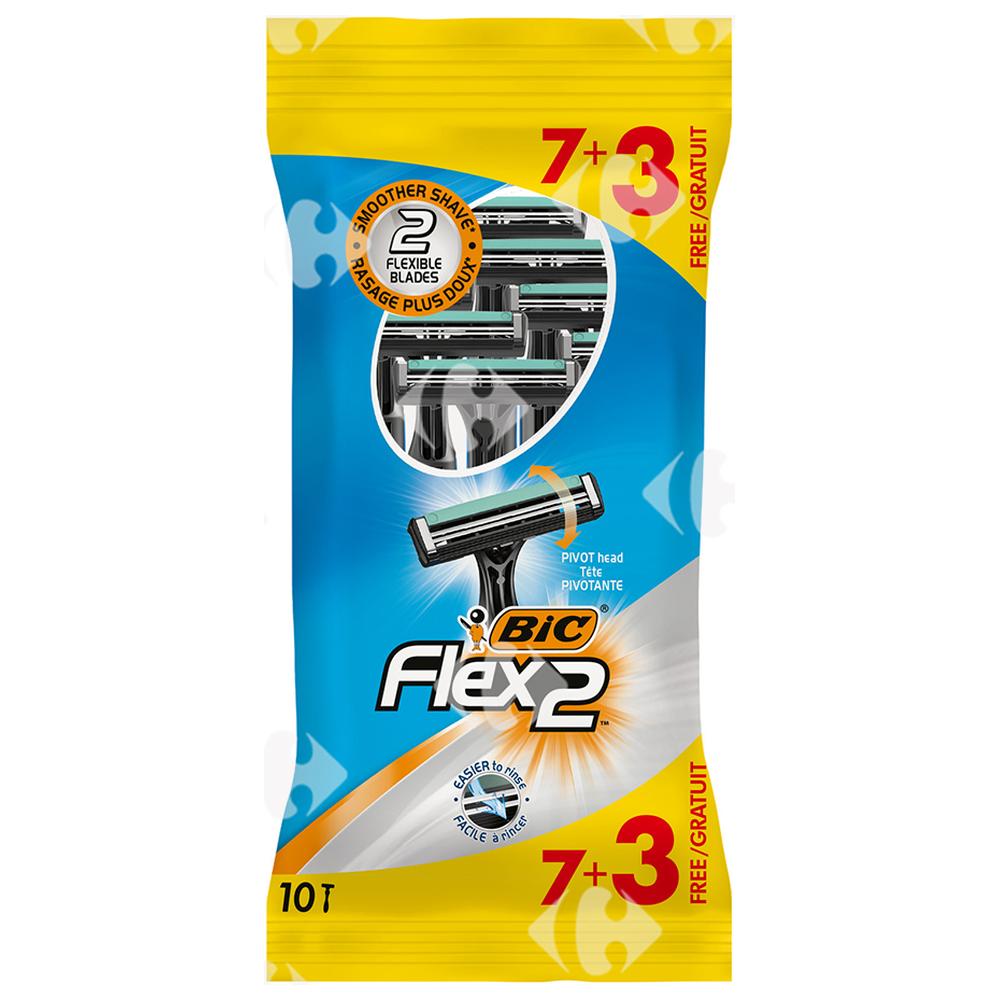 [679966] Pack Rasoire Bic Flex 2 7 unités + 3 Gratuits