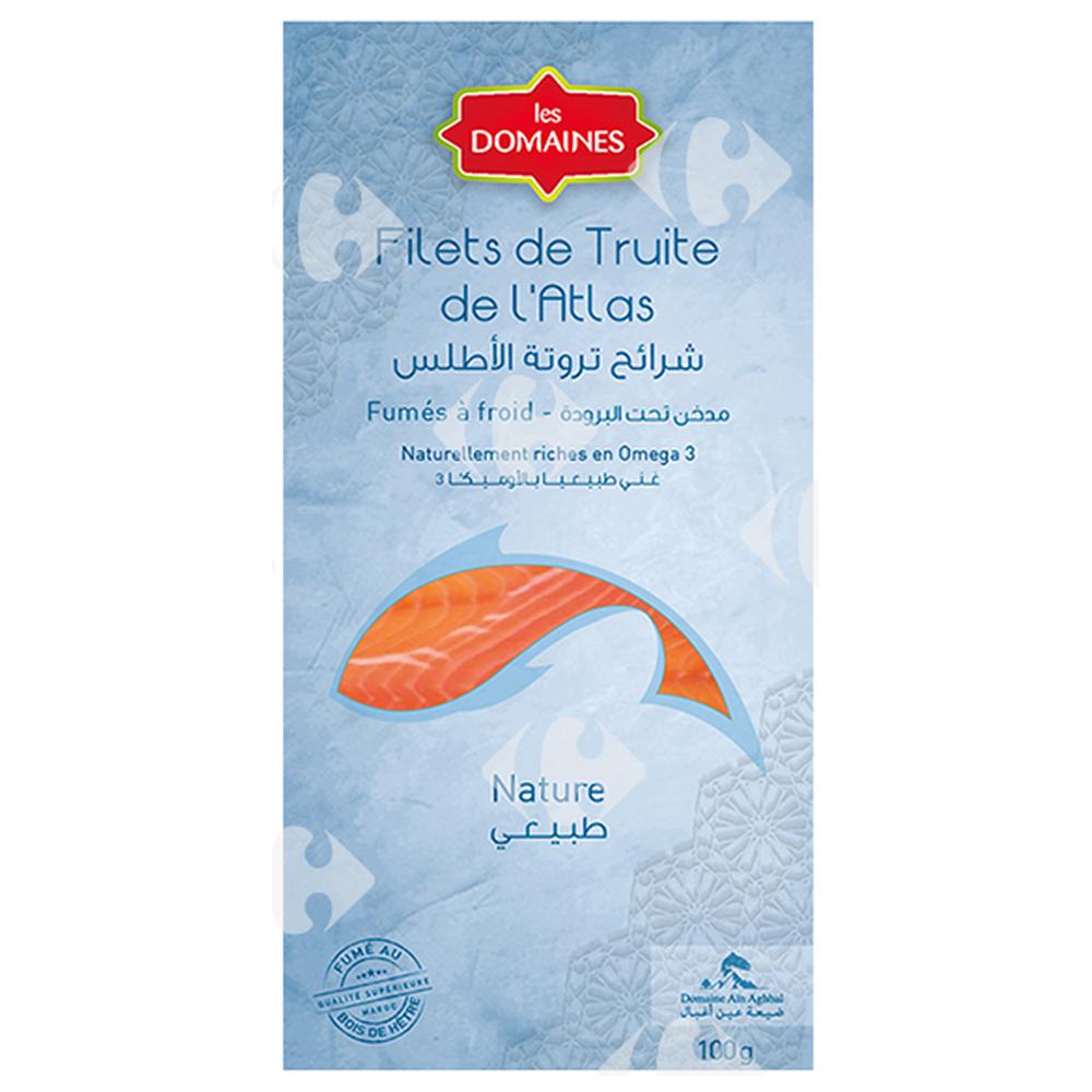 [228846] Filet de Truite de L'Atlas Fumé Les Domaines 100g