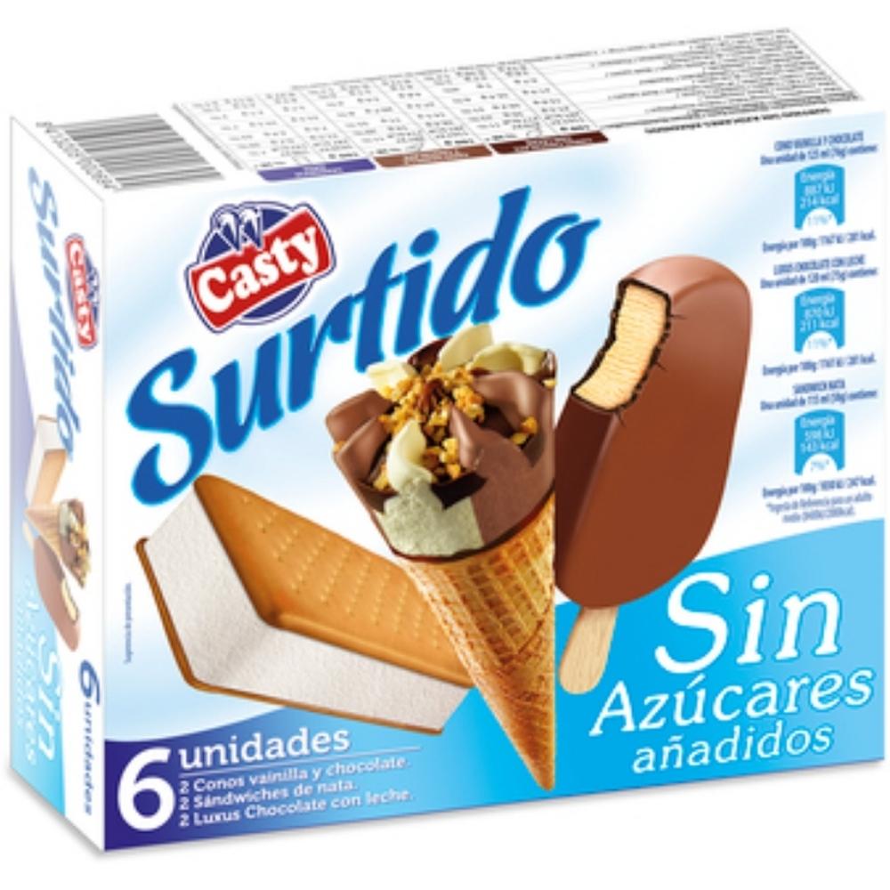 [714542] Batônnet Glace Sans Sucre Casty 720ml