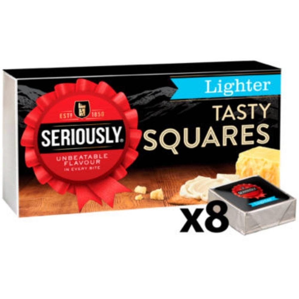 [665394] Fromage Carré Cheddar Light Seriously 8 portions