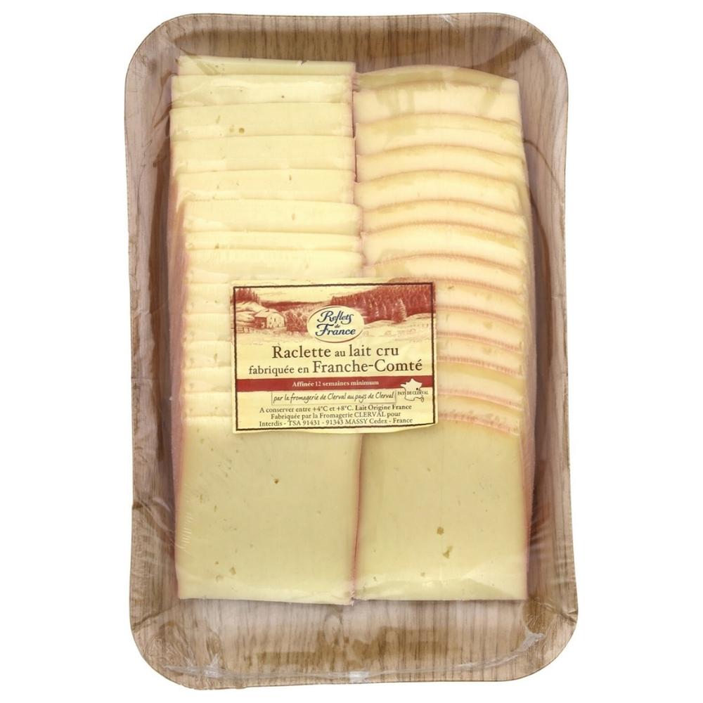 [596769] Fromage Raclette Lait Cru Reflets De France Portion (ATF)