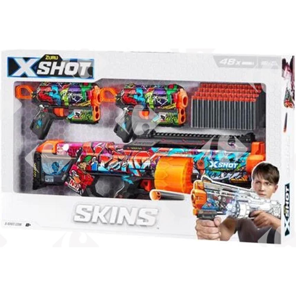 [686177] Jeu de Tirs Pack Combo Skins X-Shot