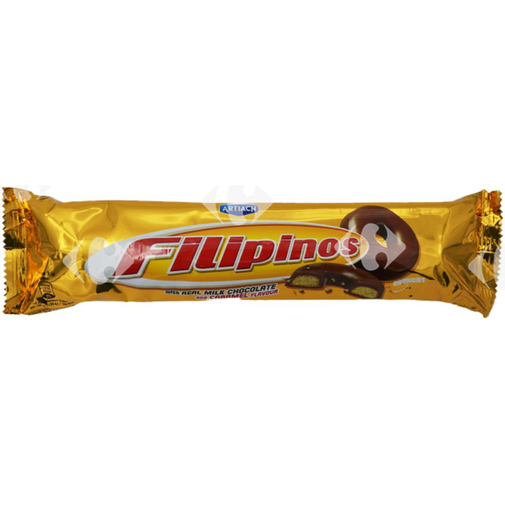Biscuits Enrobés de Chocolat au Lait et Caramel Filipinos 135g