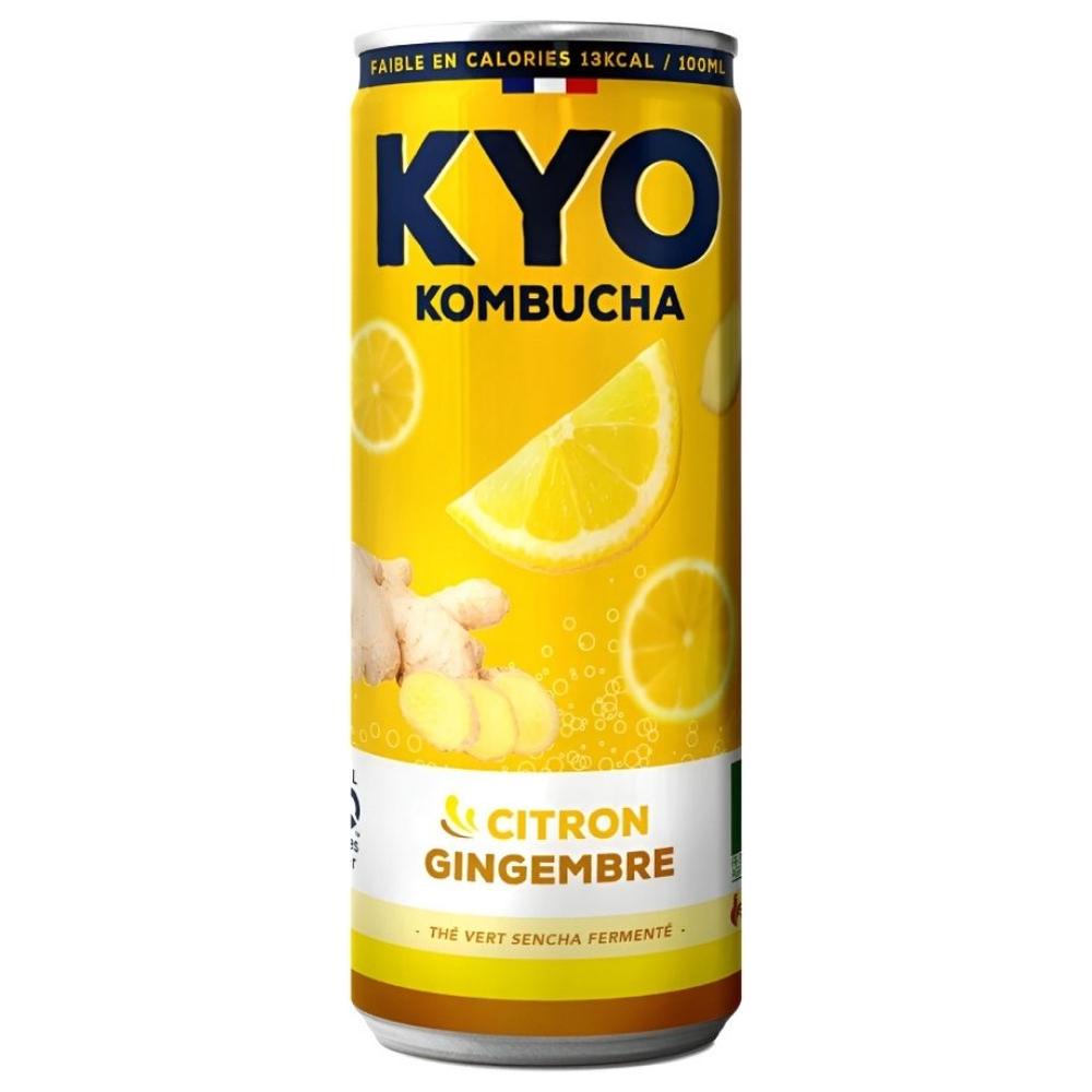 Kombucha Citron Gingembre Kyo Canette 330 ML