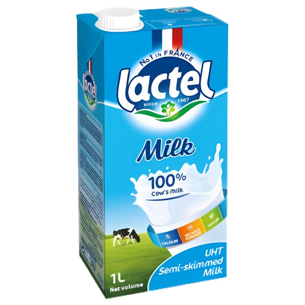 [715277] Lait UHT Demi-Écrémé Lactel 1L