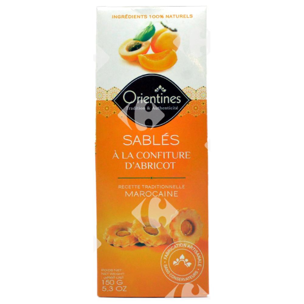 Sablés à la Confiture d'Abricot Orientines 150g