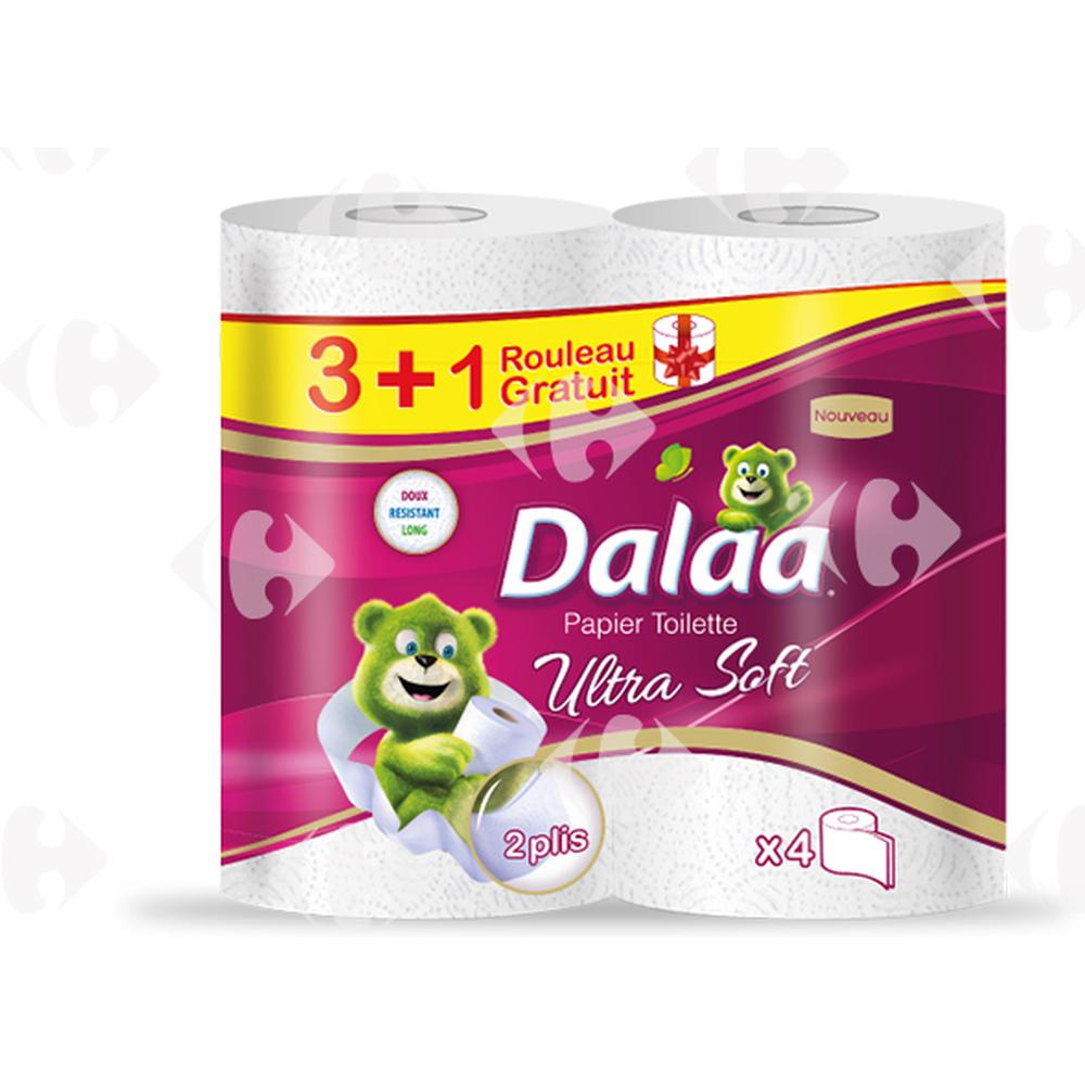 [411730] Papier Hygiénique 2 Plis Dalaa 4 rouleaux