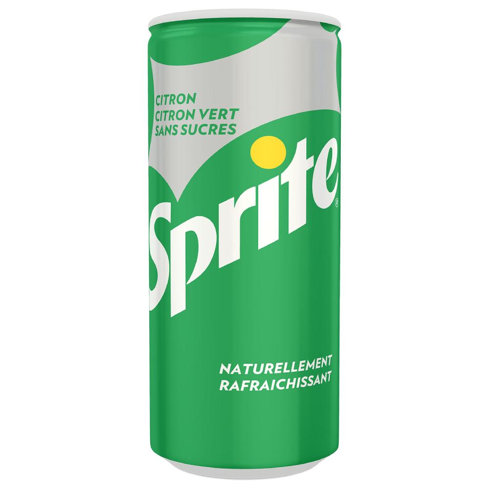 [702964] Boisson gazeuse zéro canette Sprite 25cl.