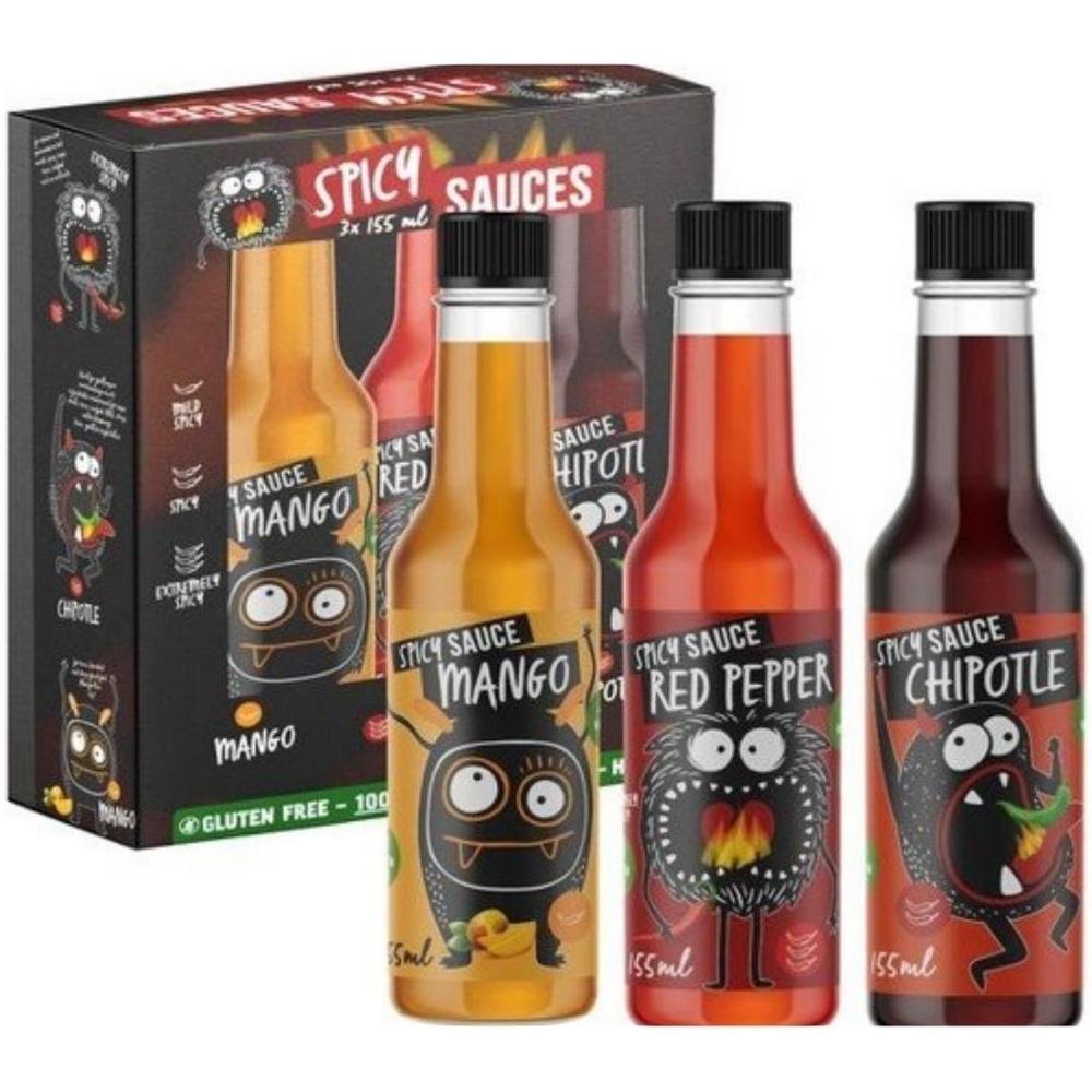 [703391] Pack Spicy Sauces 3x155ml