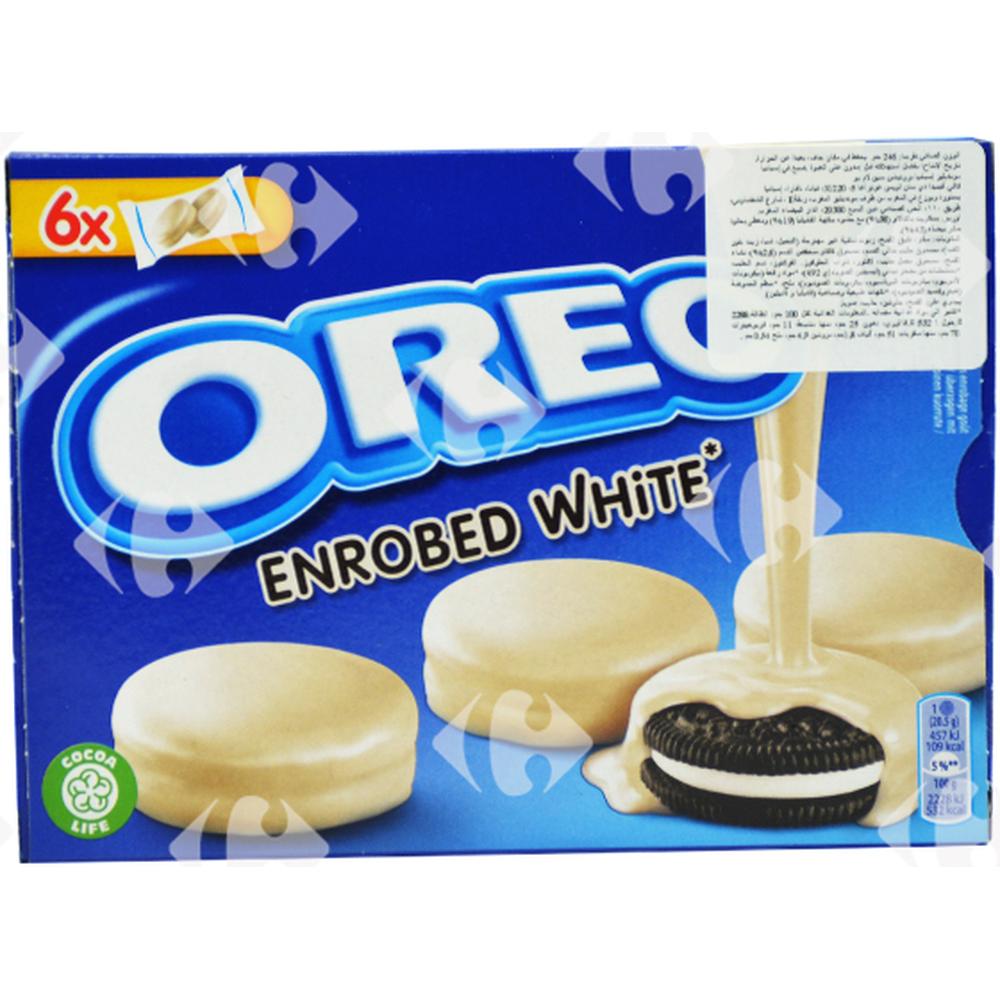Pack Biscuits Enrobés Chocolat Blanc Oreo 6x41g