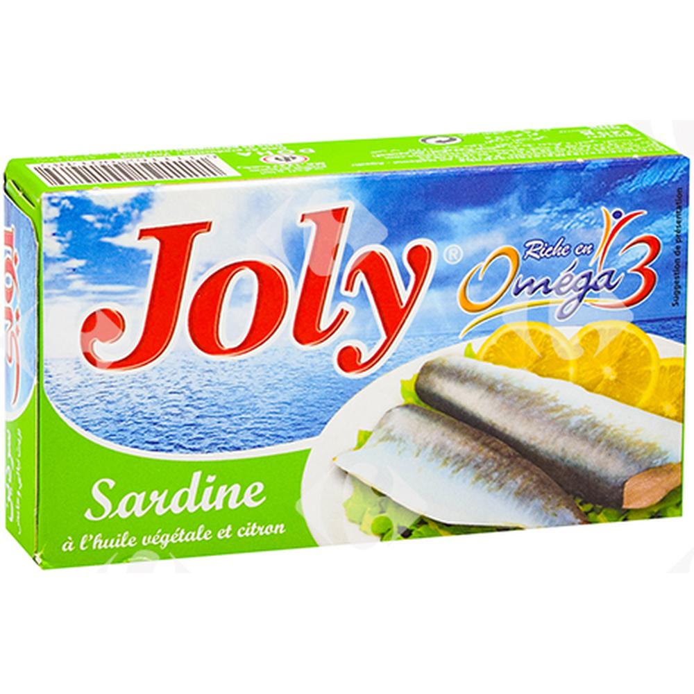 Conserve de Sardines à l'Huile Végétale et Citron Joly 125g