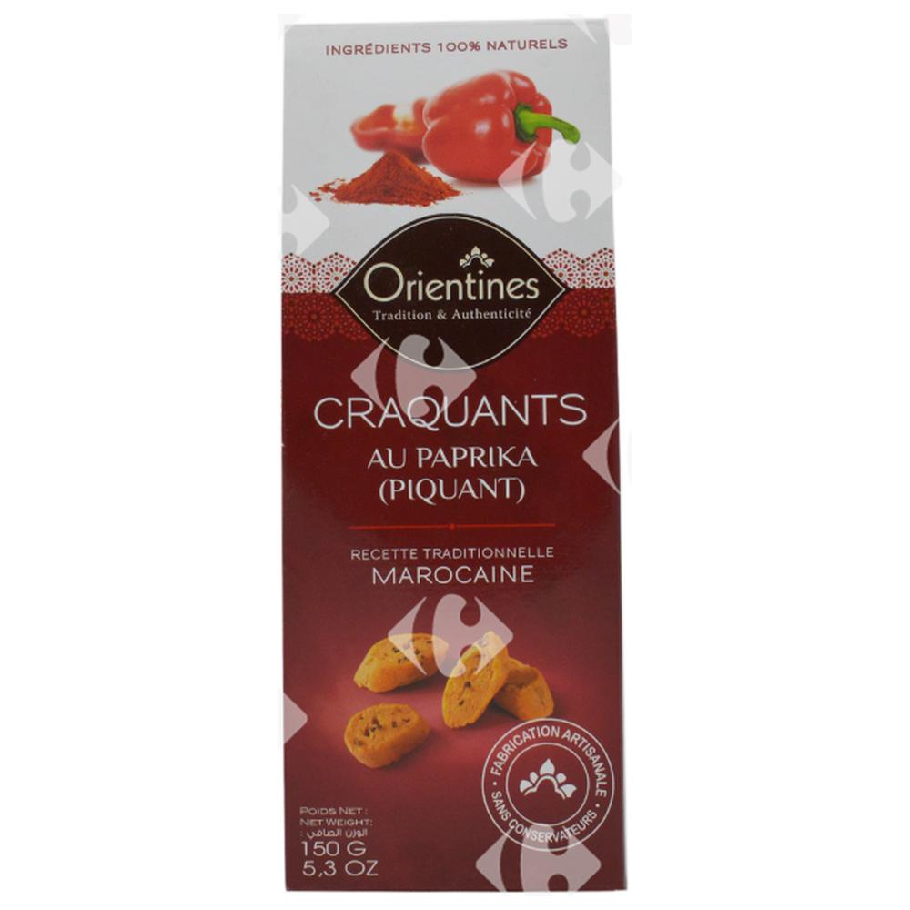 [386953] Craquants au Paprika Orientines 150g
